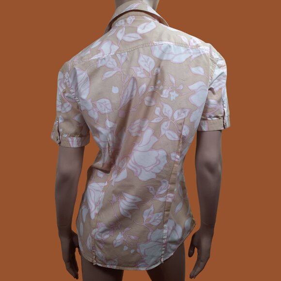 Y2K Parasuco Shirt Western Pearl Snap Size M Embroidered Skull Rock N Roll - Picture 11 of 14